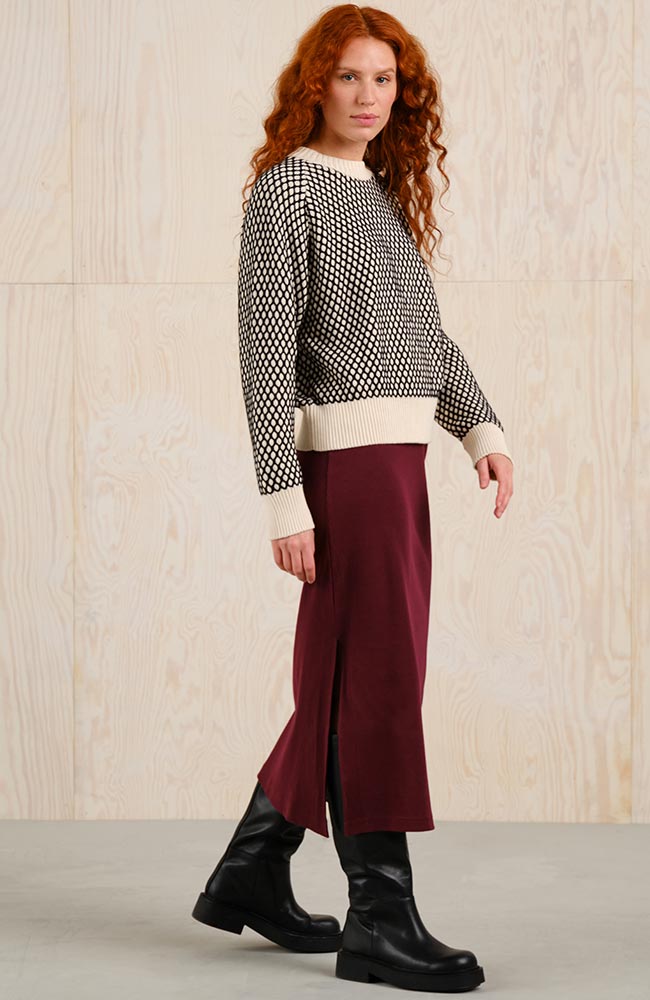 Dedicated Husie Pullover Bubble Knit Bio-Baumwolle Damen | Sophie Stone