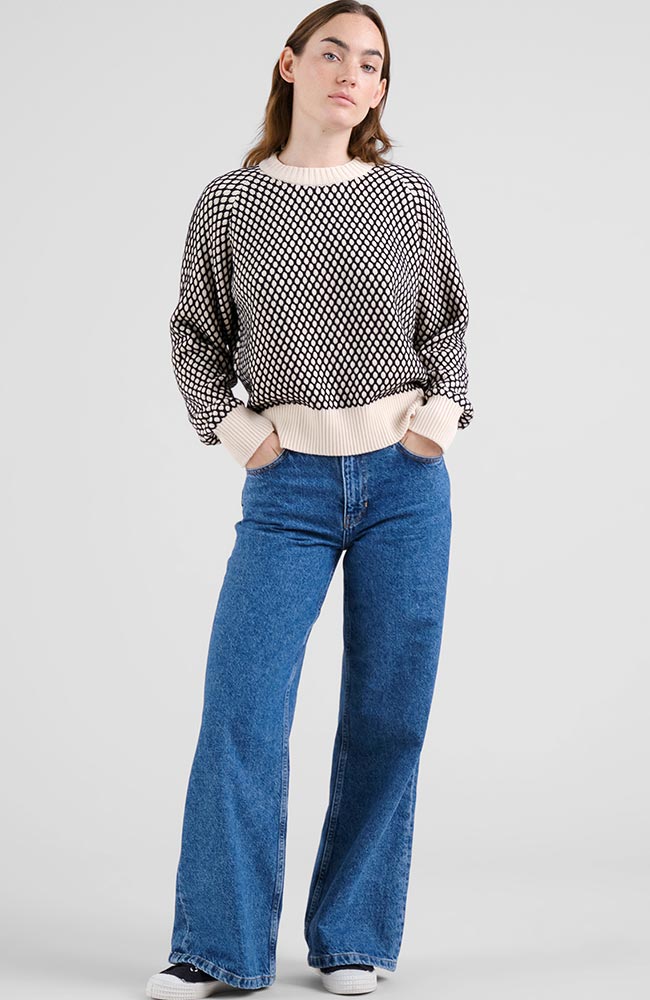 Dedicated Husie Pullover Bubble Knit Baumwolle Damen | Sophie Stone