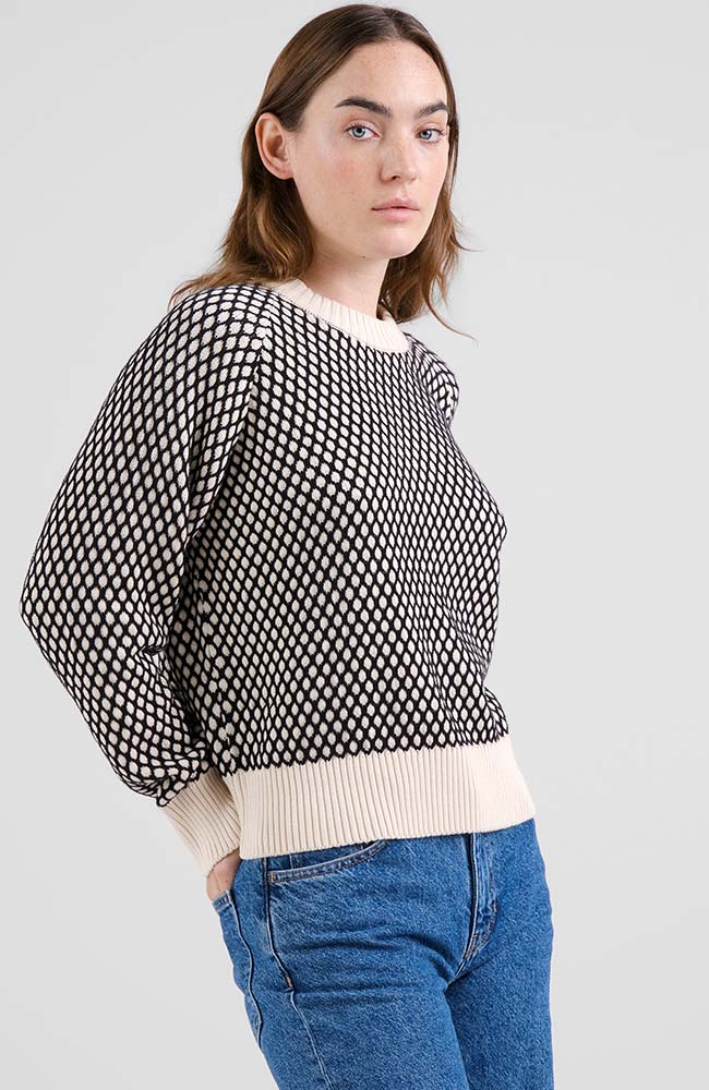 Dedicated Husie Pullover Bubble Knit Bio-Baumwolle | Sophie Stone