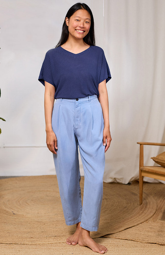 TWOTHIRDS Illetis T-Shirt Blueberry aus TENCEL Lyocell für Damen | Sophie Stone