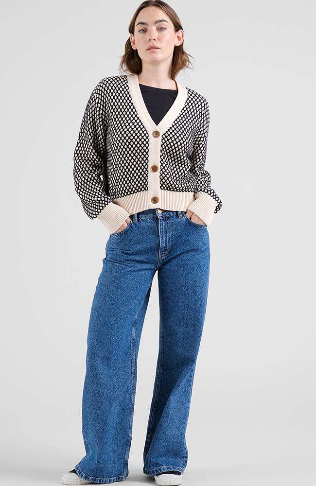 Dedicated Kanan Strickjacke Bubble Knit Bio-Baumwolle Damen | Sophie Stone