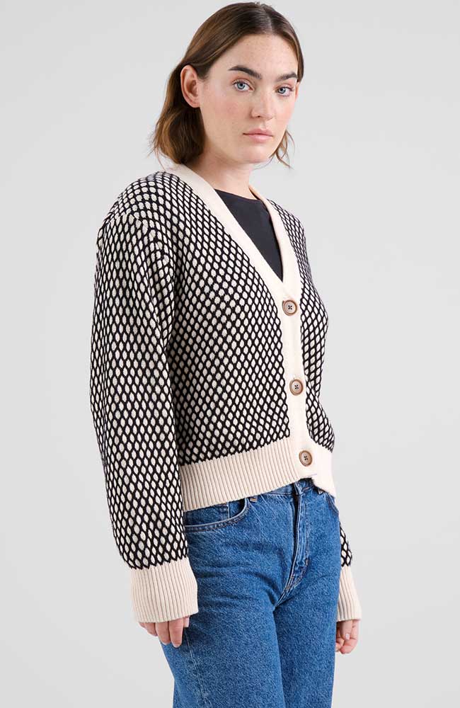 Dedicated Kanan Strickjacke Bubble Knit Bio-Baumwolle Damen | Sophie Stone