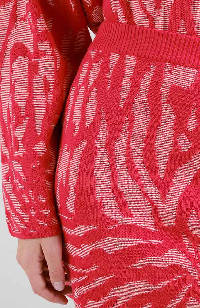 Dedicated Adak animal rok red bio katoen women | Sophie Stone