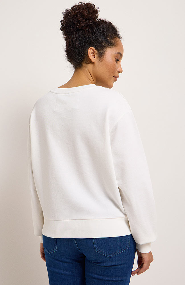 Lanius Statement sweatshirt Sun in organic cotton for woman | Sophie Stone
