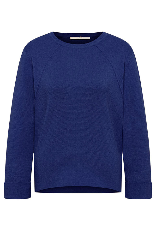 Lanius Pullover blau Bio-Baumwolle für Frauen | Sophie Stone