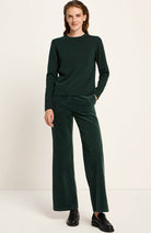 Lanius Pullover grün Bio-Baumwolle für Frauen | Sophie Stone