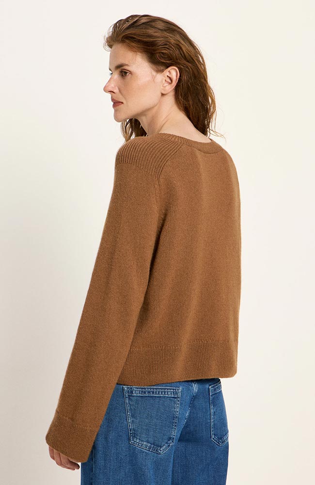 Lanius Pullover braun aus Bio-Baumwolle und Bio-Wolle | Sophie Stone