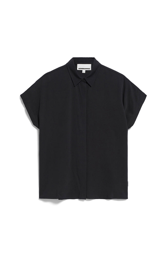 ARMEDANGELS Larisaana blouse black Ecovero black | Sophie Stone