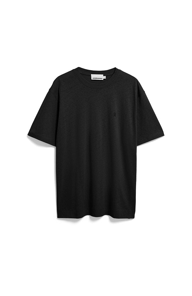 ARMEDANGELS Maarkos T-Shirt aus Leinen, schwarz, für Herren | Sophie Stone