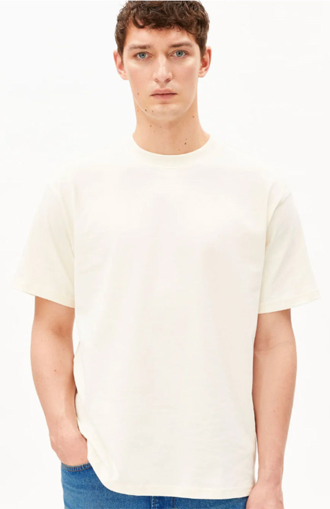 Maarkos Heavyweight Oat Milk T-Shirt | Sophie Stone