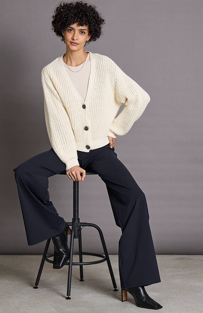 JAN N JUNE Marlene Hose schwarz von z.B. ECONYL® für Frauen | Sophie Stone