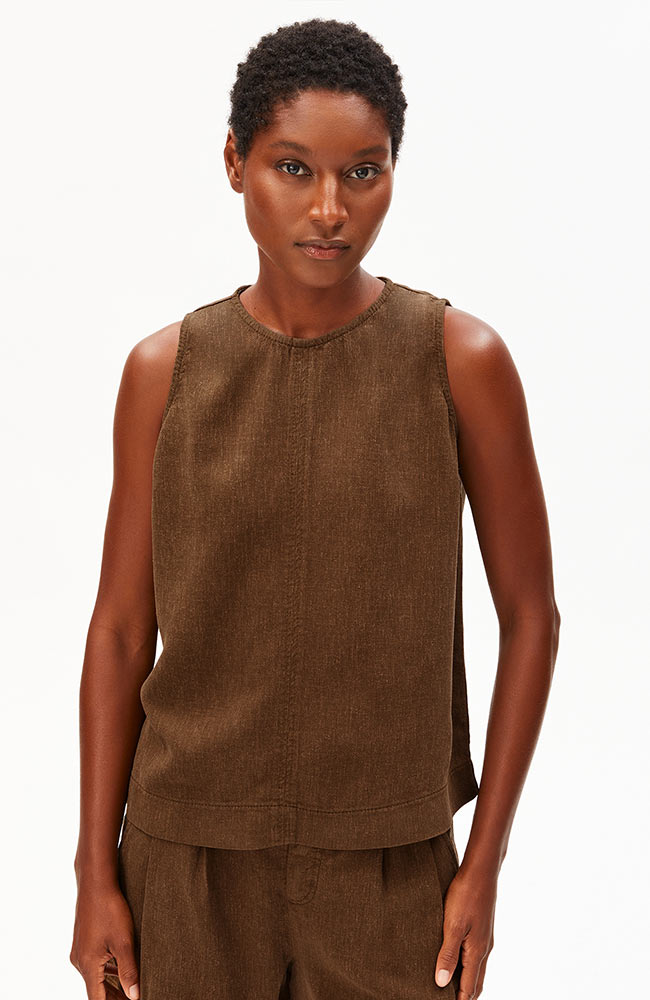 ARMEDANGELS Piñayarn Women's Top with Three-Strand Palm Design | Sophie Stone