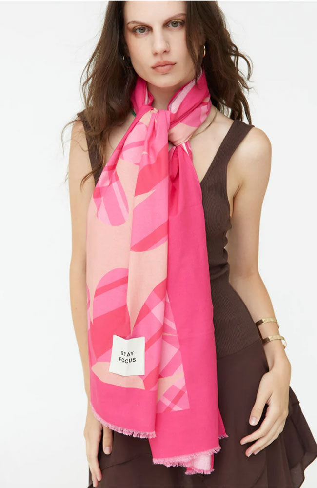VERB TO DO "Stay Focus" Organic Cotton Scarf for Women | Sophie Stone