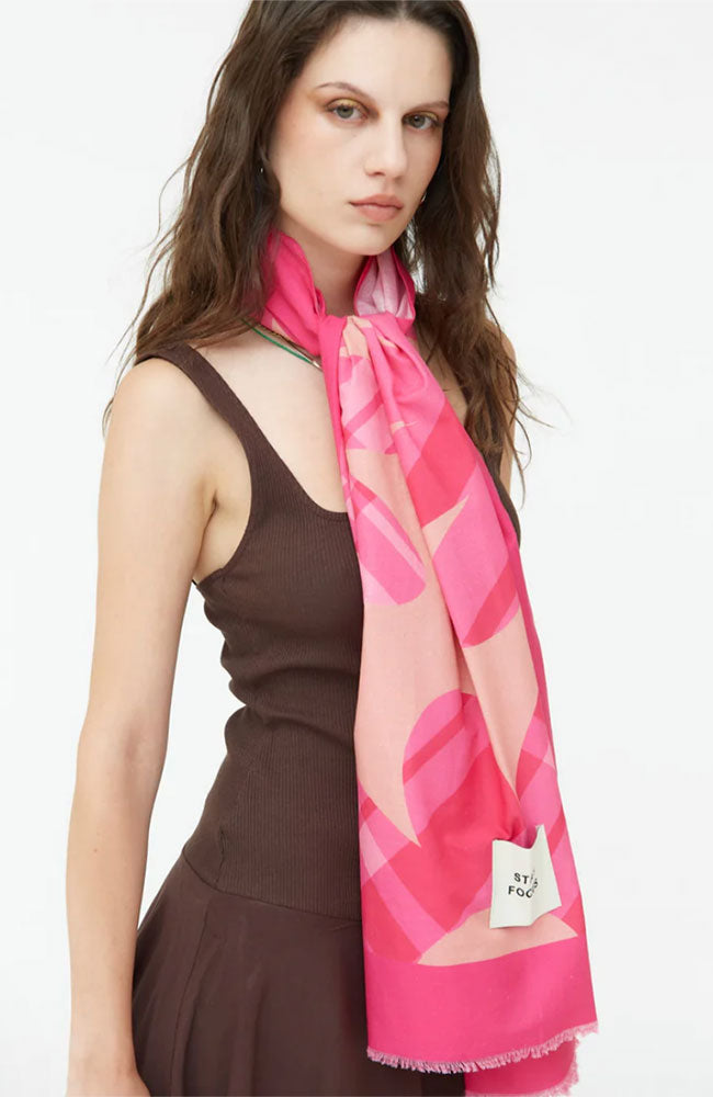 VERB TO DO "Stay Focus" Scarf, Organic Cotton | Sophie Stone