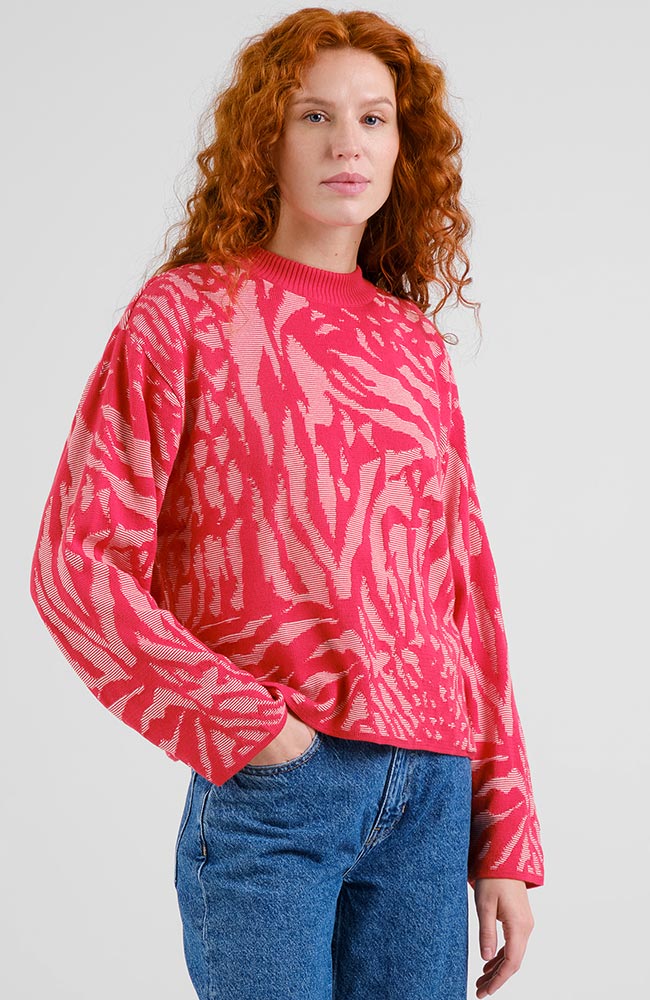Dedicated Limhamn sweater animal red | Sophie Stone