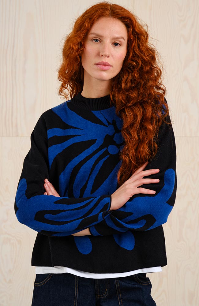 Dedicated Limhamn big flower organic cotton ladies | Sophie Stone