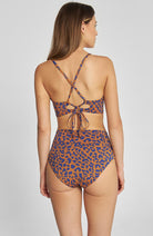 Dedicated Bikini Top Alva leopard polyester ladies | Sophie Stone