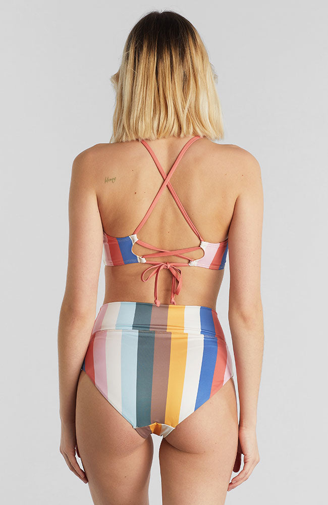 Dedicated Bikinibroek stripes multi polyester dames | Sophie Stone