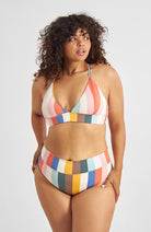 Dedicated Bikini Top Alva stripes ladies | Sophie Stone