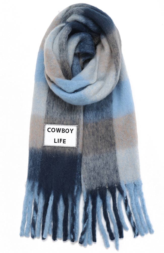 VERB TO DO Cowboy life sjaal gerecycled polyester vegan | Sophie Stone