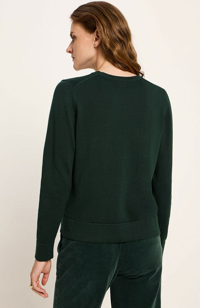 Lanius Pullover grün Bio-Baumwolle für Frauen | Sophie Stone