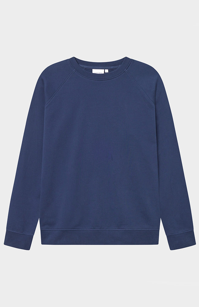 Dedicated Malmoe Pullover blau Bio-Baumwolle Herren | Sophie Stone