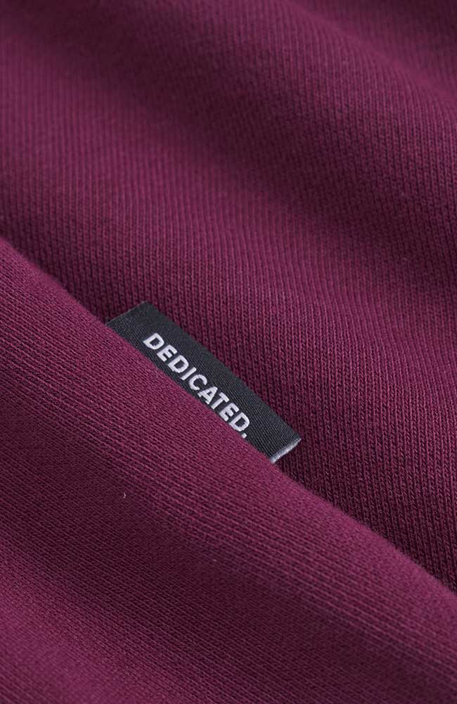 Dedicated Malmoe sweater red from organic cotton man | Sophie Stone