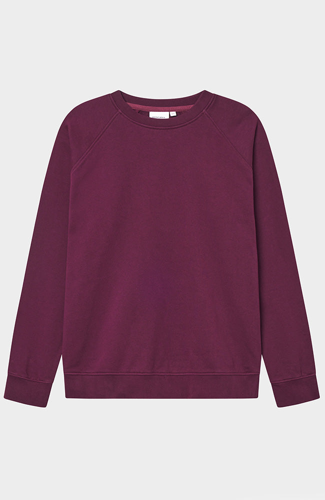 Dedicated Malmoe sweater red from organic cotton men | Sophie Stone