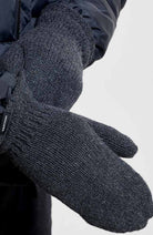 Dedicated Fäustlinge Hände Wolle Dunkelgrau Melange | Sophie Stone