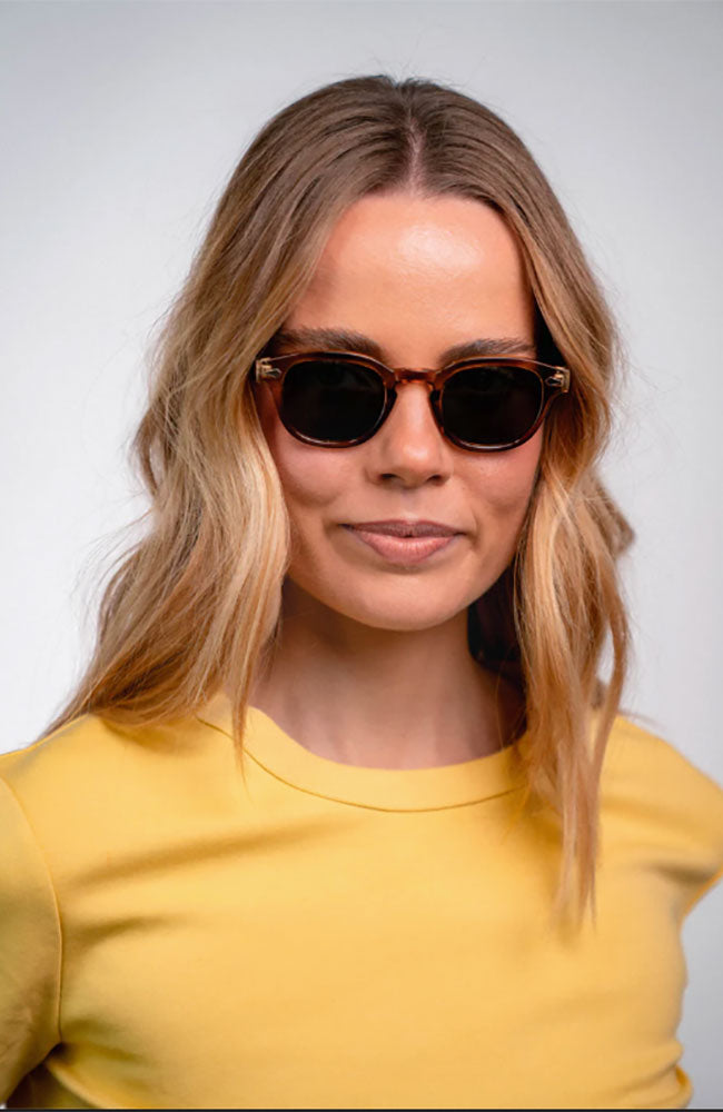 Parafina Montaña Taupe Tortoise Sunglasses made from recycled PET | Sophie Stone