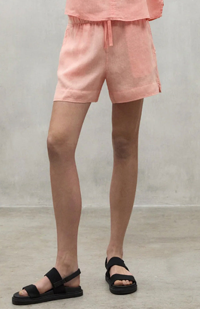 ECOALF Deva shorts papaya van 100% linnen | Sophie Stone