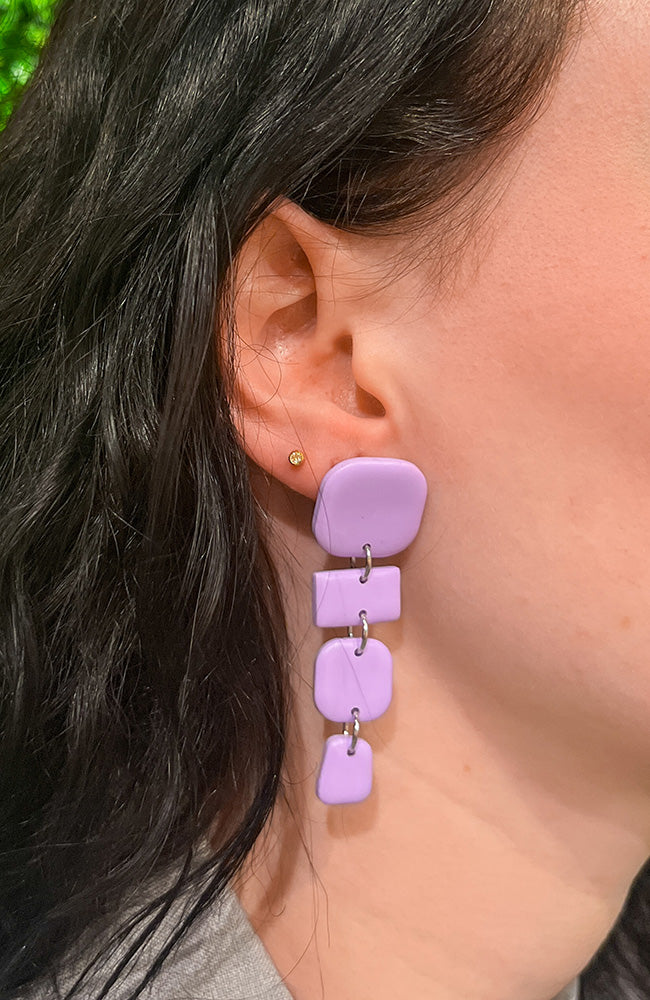 Studio Earlobe Lilac Regen Ohrringe | Sophie Stone