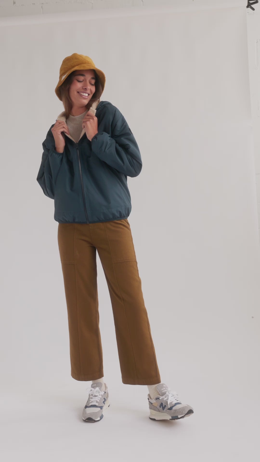 TWOTHIRDS Crozier jas blauw gerecycled polyester vrouw | Sophie Stone