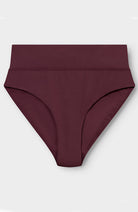 Dedicated bikini bottoms high Slite burgundy recycled PET ladies | Sophie Stone