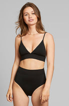 Dedicated bikini bottoms high Slite black | Sophie Stone