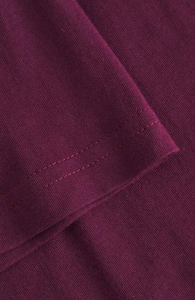 Dedicated Stockholm base fig red shirt organic cotton men | Sophie Stone