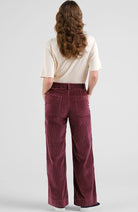 Dedicated Vara workwear corduroy fig red from organic cotton | Sophie Stone