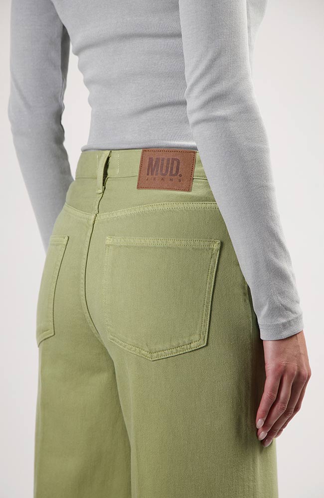 MUD Jeans Sara High Loose Flow Olive Damen | Sophie Stone