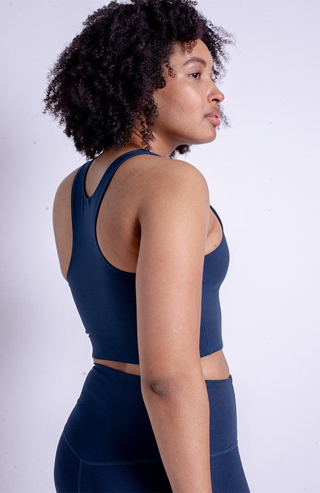 Girlfriend collective Dylan bra midnight | Sophie Stone