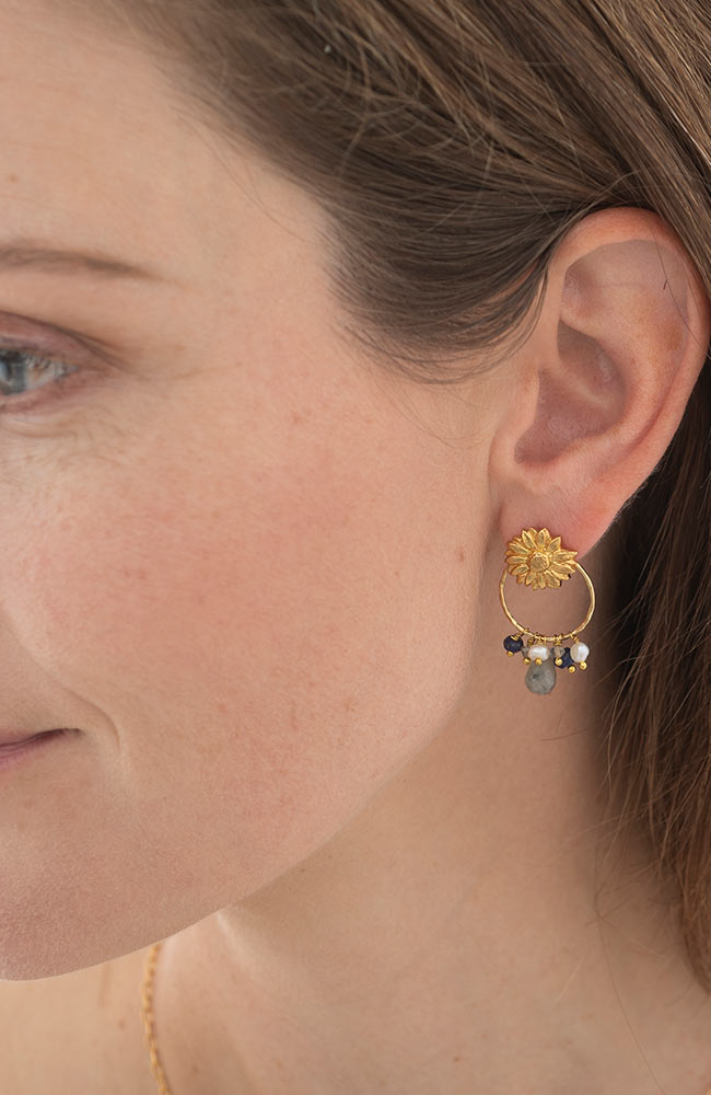 A Beautiful Story Euphoria Gold earrings | Sophie Stone