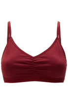 People Tree Soft Bra top burgundy  | Sophie Stone
