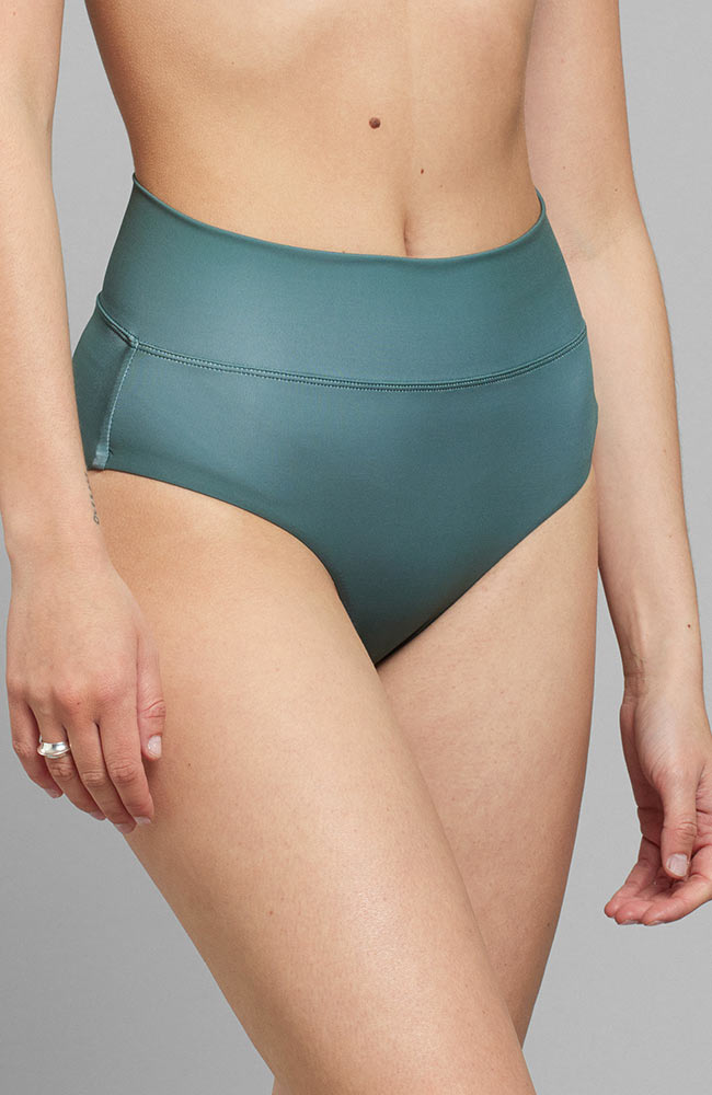 Dedicated Slite Duck Green Bikini Bottom Made from Recycled Plastic | Sophie Stone