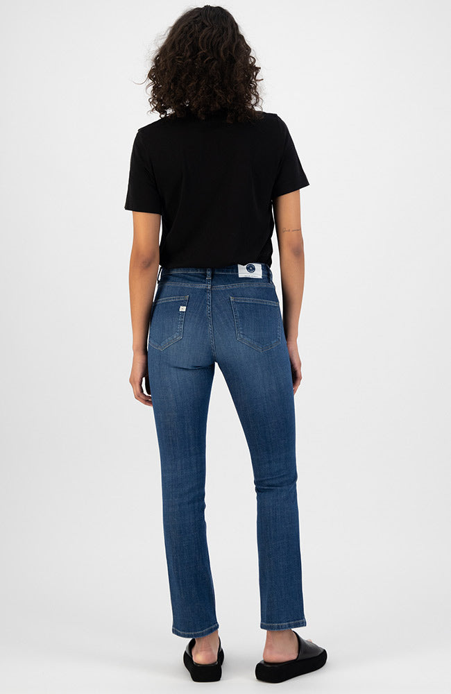 MUD jeans Faye Straight Stone Indigo blue organic | Sophie Stone