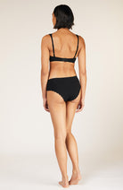 People Tree Lace Trim Triangle Bra Top zwart | Sophie Stone