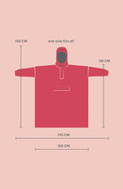 Rainkiss Pink Panther Poncho aus recycelten PET-Materialien | Sophie Stone