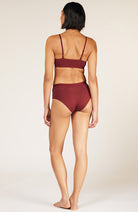 People Tree Soft Bra Top burgundy | Sophie Stone
