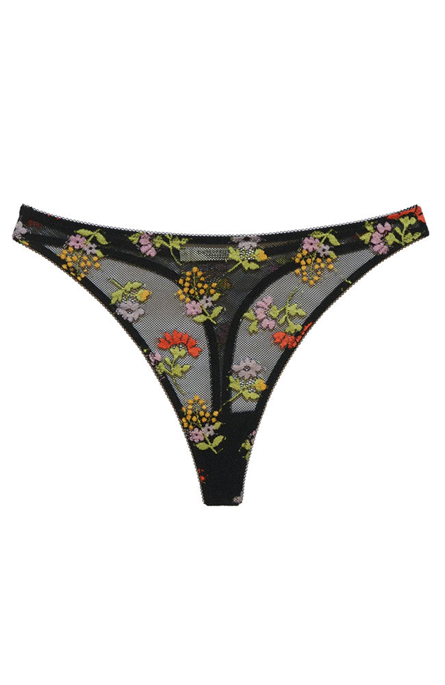 Underprotection Sophia Thong black recycled polyamide | Sophie Stone