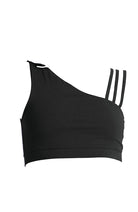 People Tree Yoga Asymmetric top black durable material | Sophie Stone