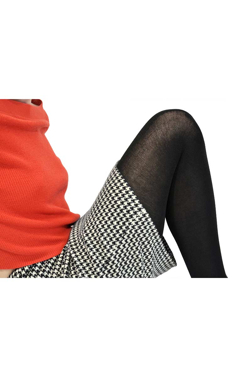 Schwedische Strümpfe | Alice Cashmere Panty schwarz | Sophie Stone