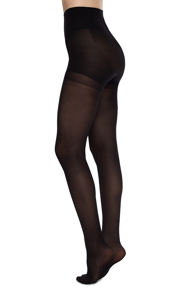 Schwedische Strümpfe | Anna Öko-Höschen 40 Denier schwarz | Sophie Stone